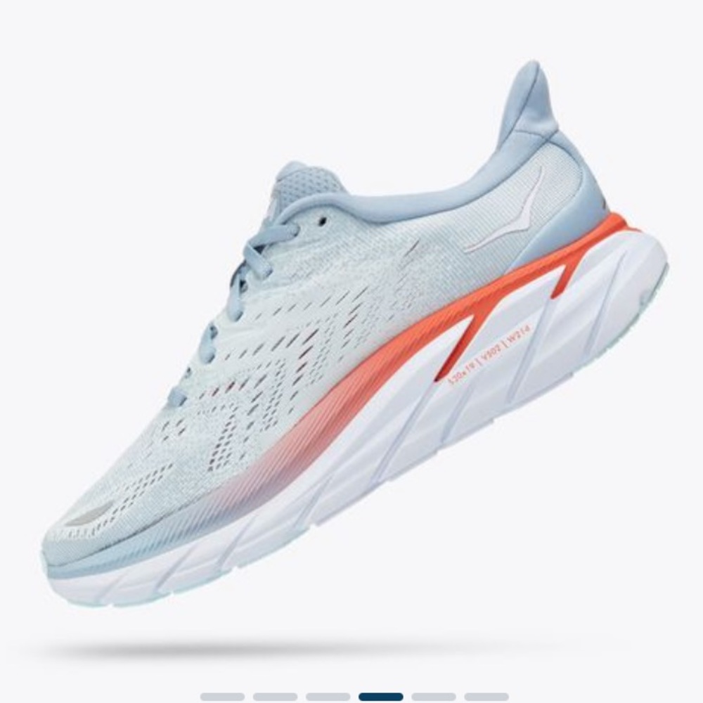 Womens Clifton 8 10 wide blue fog/plein air